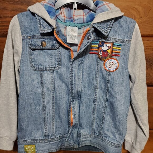 Disney Other - Disney Store Mickey Mouse Boys Jean Jacket